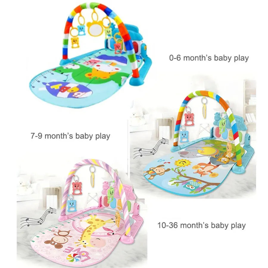 Baby Piano Play Mat & Activity Gym – 0–36 Months Development Toy