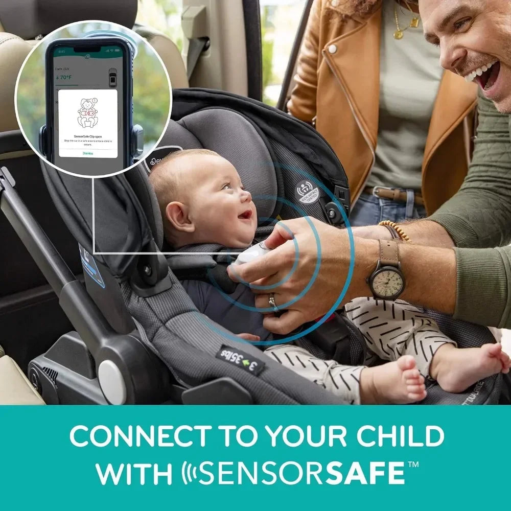 Evenflo Shyft DualRide Infant Car Seat and Stroller Combo with Carryall Storage (Boone Gray) - Haven's Heaven Boutique