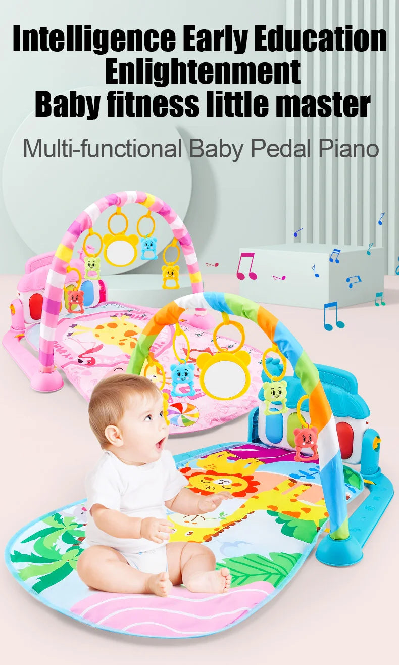 Musical Baby Play Gym & Fitness Stand – Early Learning Toy 0-36 Months