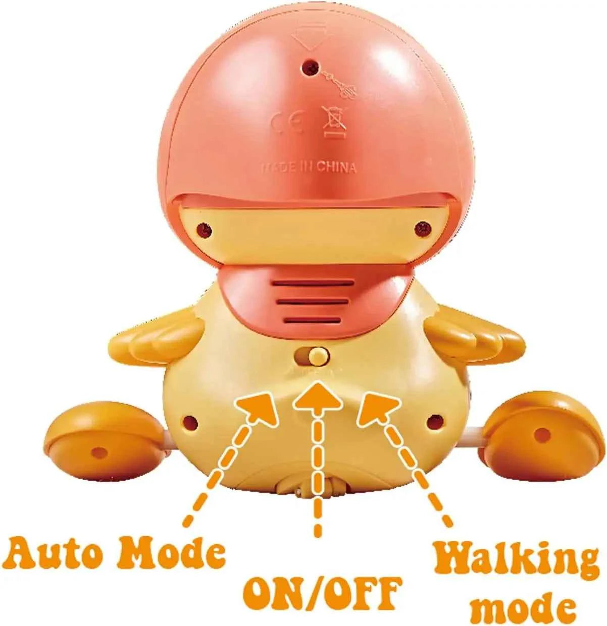 Musical Walking Duck Toy for Babies - Crawling, Swinging, and Dancing Light-Up Toddler Toy