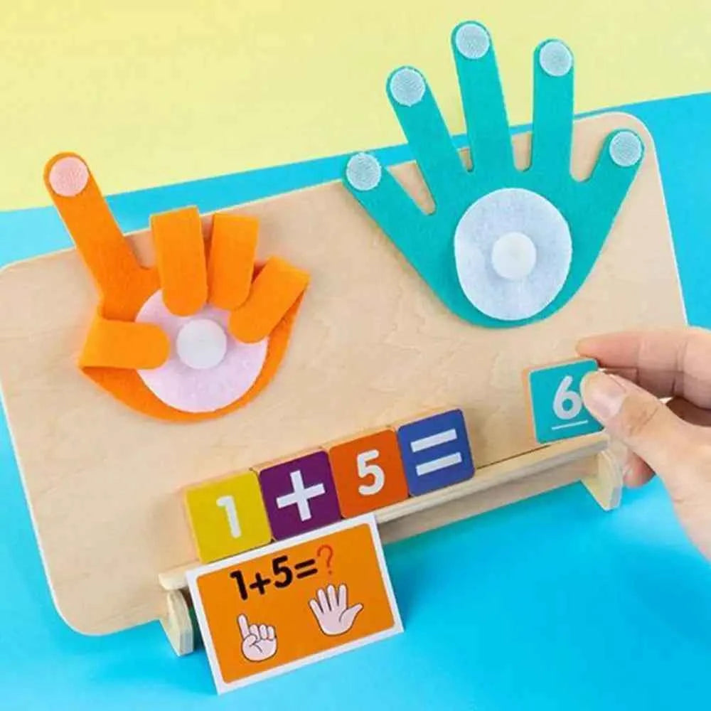 Educational Math Manipulative Blocks – Preschool Learning Toy for Hand-Eye Coordination