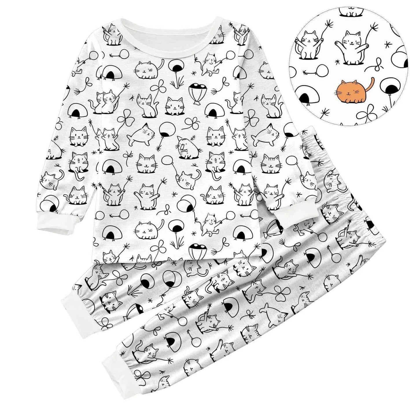 Kids DIY Coloring Pajama Set - Hand-Paint, Coloring Activity Gift Set for Boys and Girls