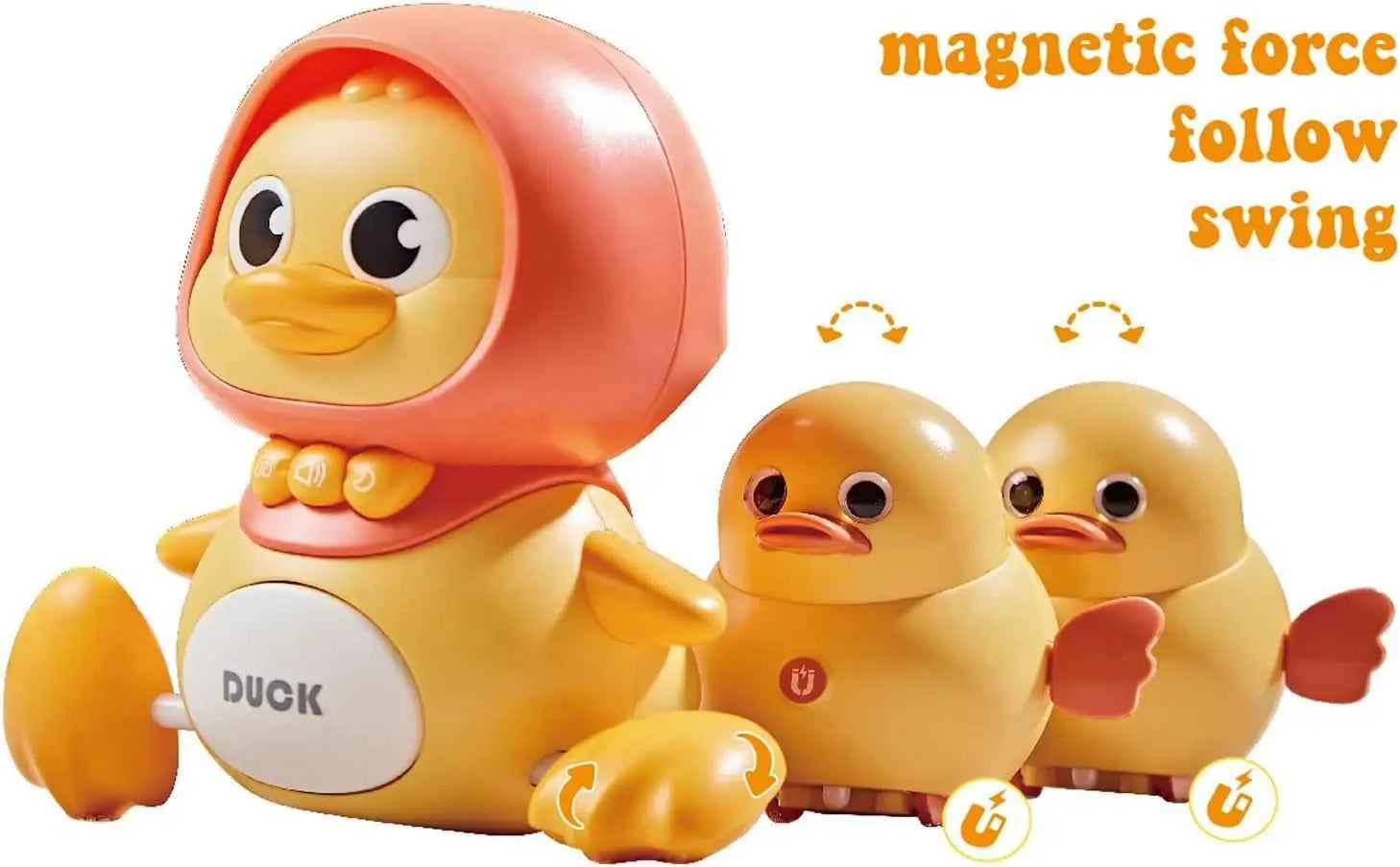 Musical Walking Duck Toy for Babies - Crawling, Swinging, and Dancing Light-Up Toddler Toy