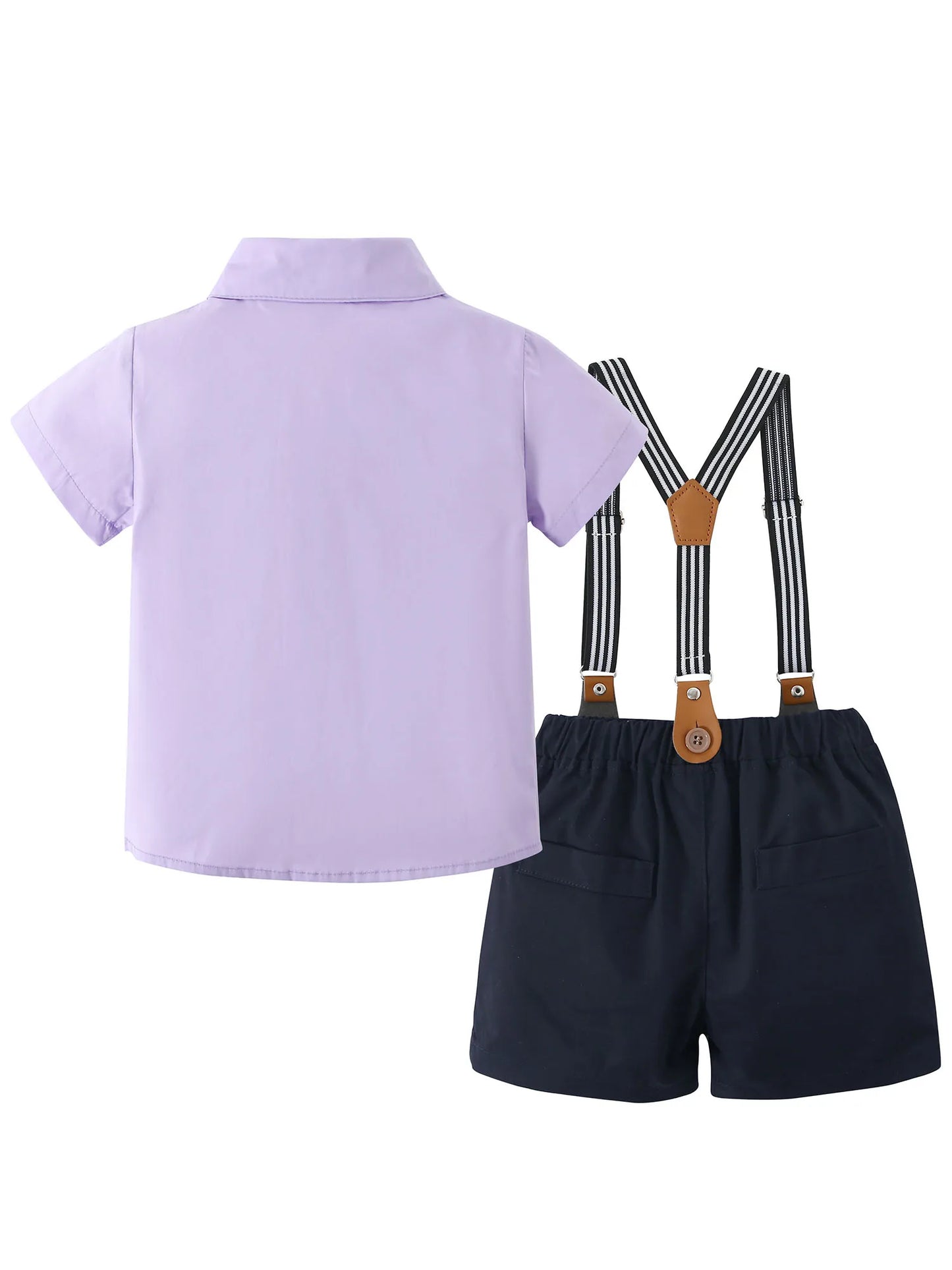 Little Gents Shorts Suit Set