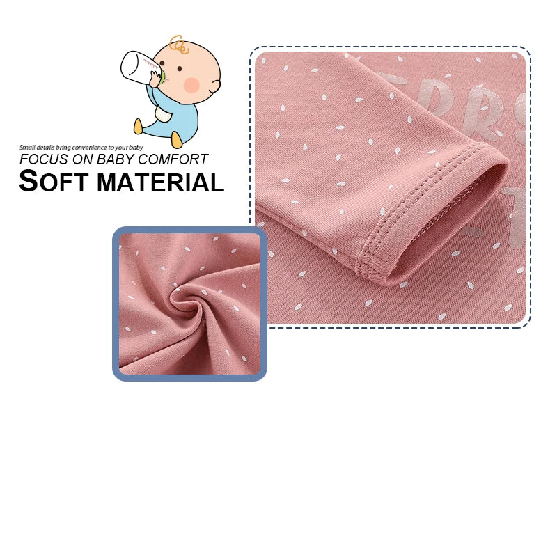 Cozy Cuddle 3-Piece Romper Sleeper Set For Boy or Girls (3-12M)
