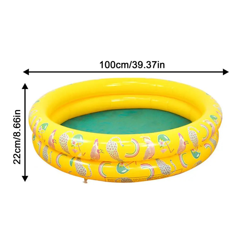 Inflatable Baby Pool – PVC Toddler Pool for Kids, Portable & Foldable Design - Haven's Heaven Boutique
