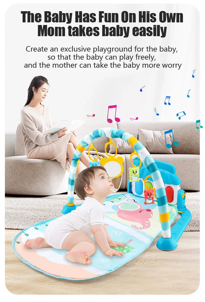 Musical Baby Play Gym & Fitness Stand – Early Learning Toy 0-36 Months