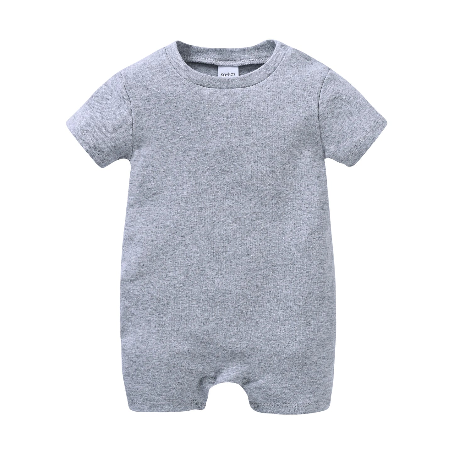 Newborn Baby Romper – Solid Cotton Unisex Jumpsuit, Infant & Toddler Onesie Overall