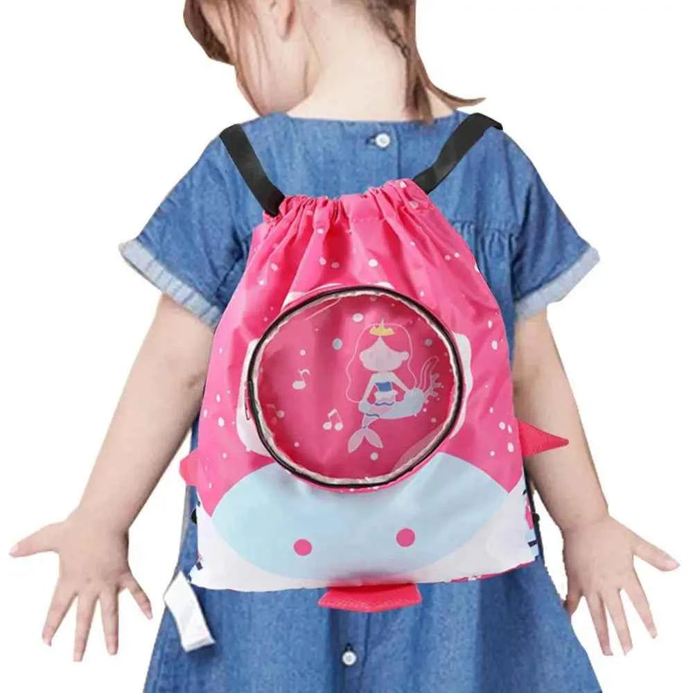 Kids Waterproof Swimming Backpack – Dry & Wet Bag Combo for Pool, Beach & Sports