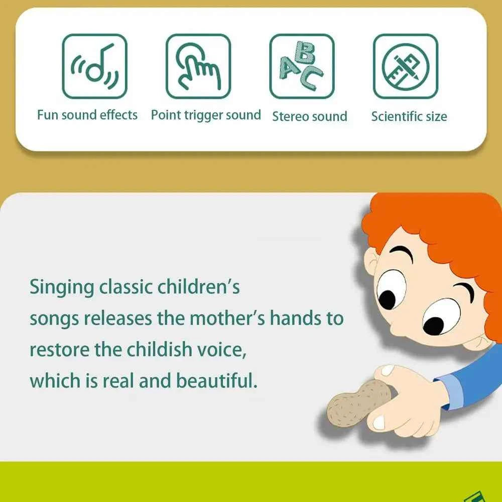 Musical Nursery Rhyme Book – 10 Classic Songs Early Learning