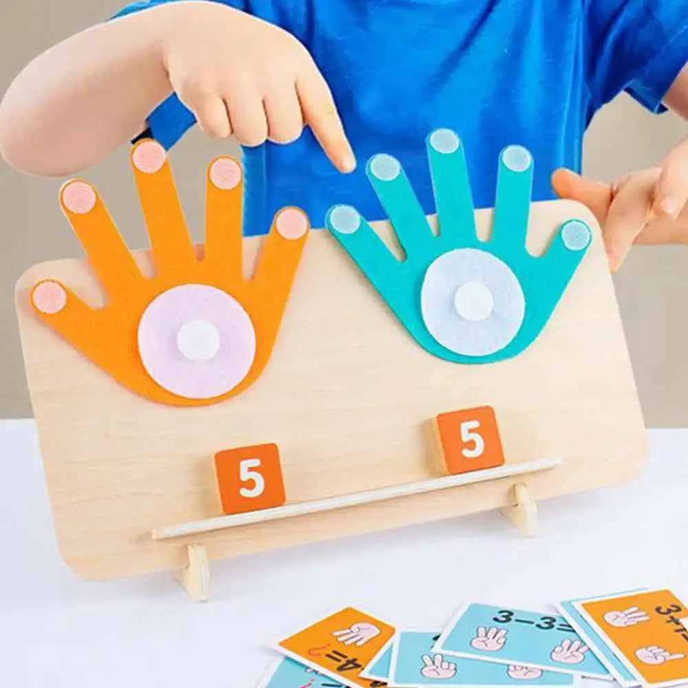 Educational Math Manipulative Blocks – Preschool Learning Toy for Hand-Eye Coordination