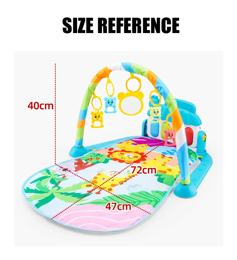 Musical Baby Play Gym & Fitness Stand – Early Learning Toy 0-36 Months