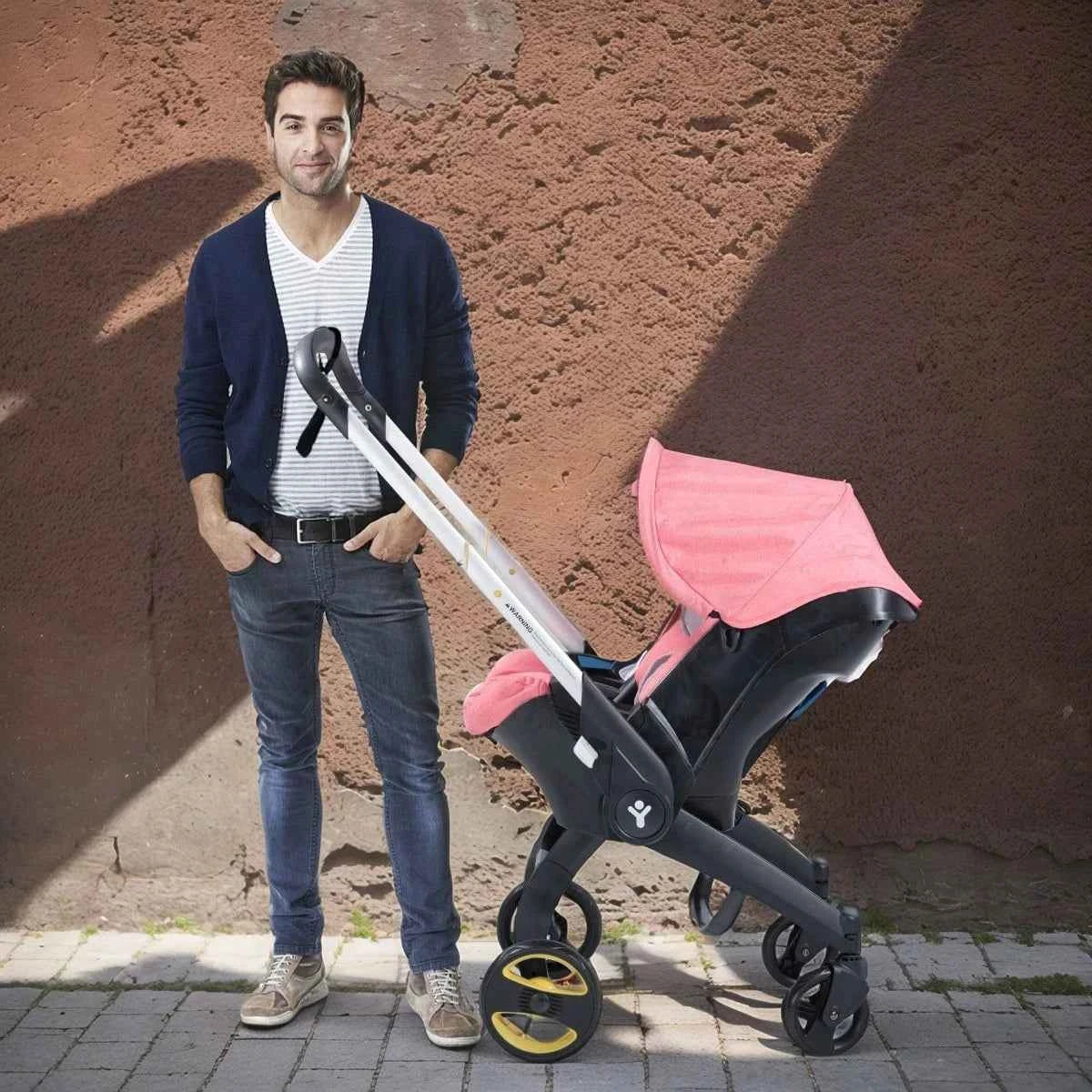 Foldable Travel Baby Stroller – Bi-directional Push, Lightweight Metal Frame for Easy Carrying