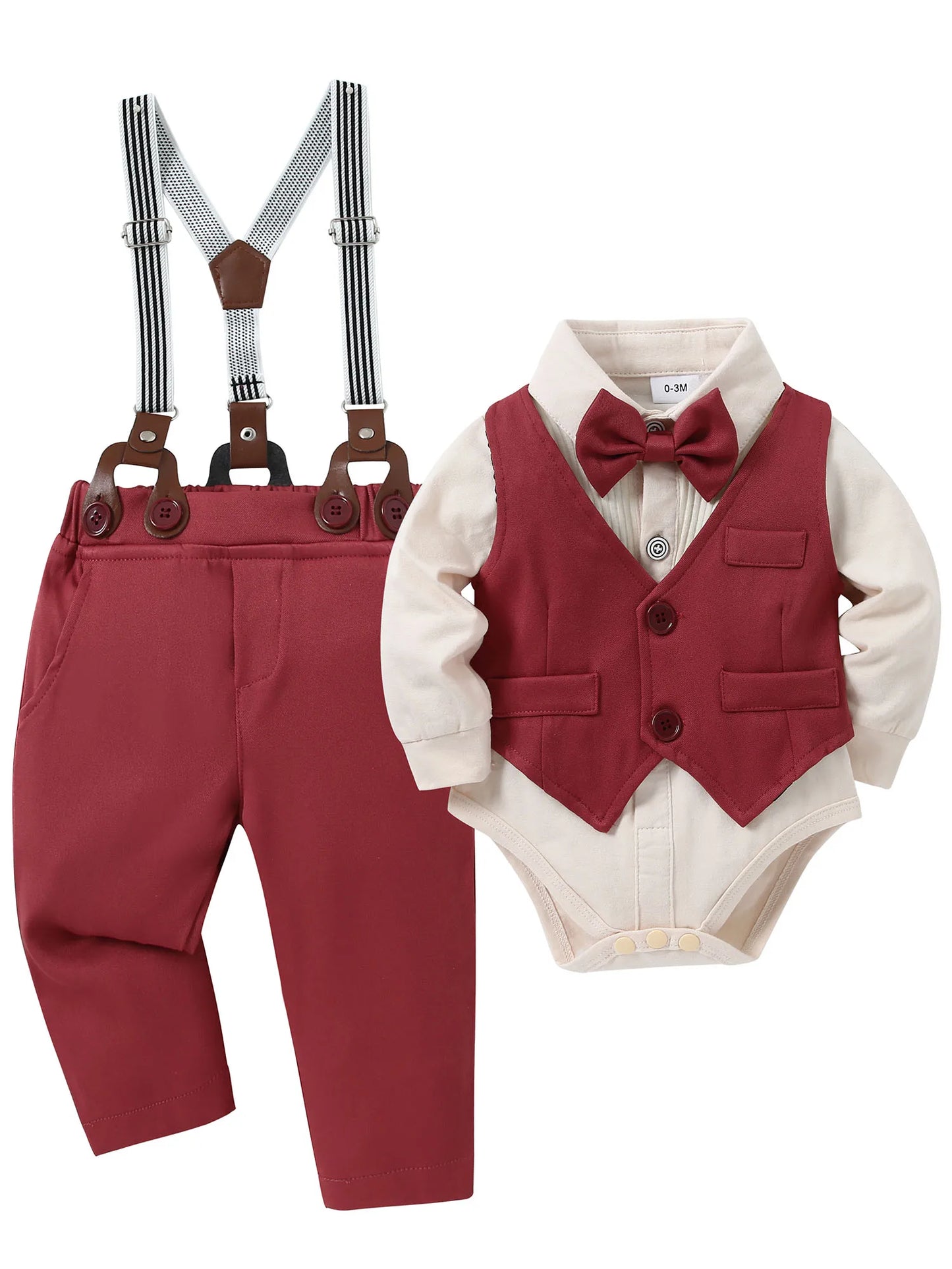 Little Gentleman 4-Piece Pants Set (0-18M)