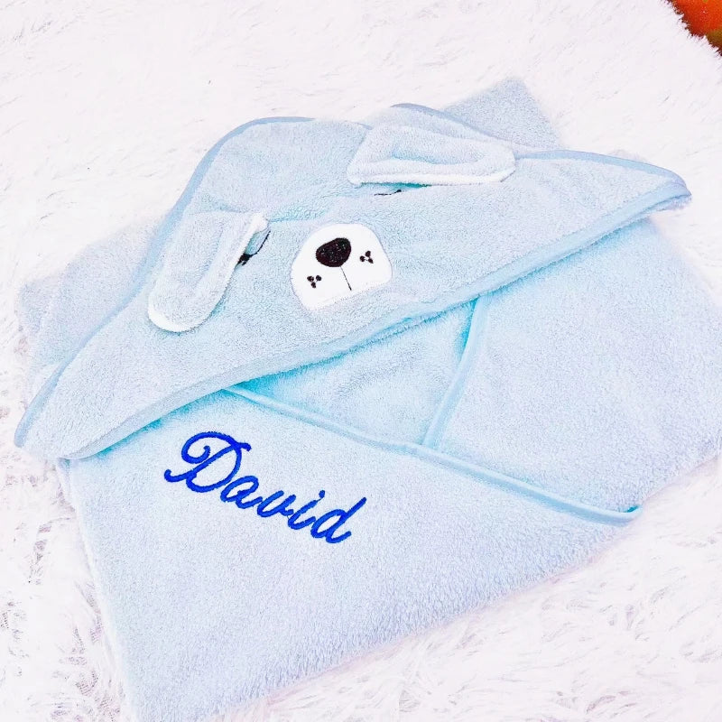 Custom Embroidered Baby Towel – Personalized Gift for Newborns & Toddlers