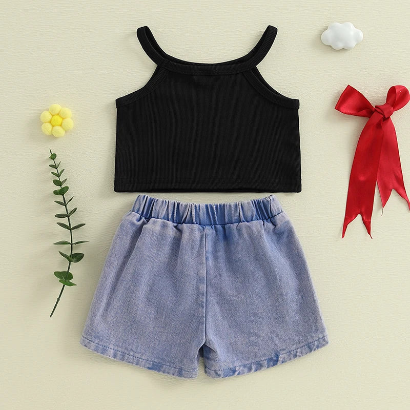 Bow Belle Summer Shorts Set
