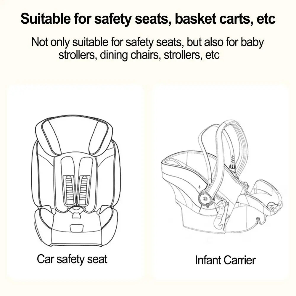 Infant Head and Body Support Pillow – Soft Cushion for Strollers, Car Seats & Travel