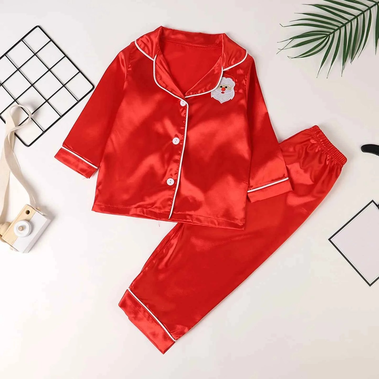 Kids Christmas Pajamas – Long Sleeve Matching Holiday Set for Boys and Girls
