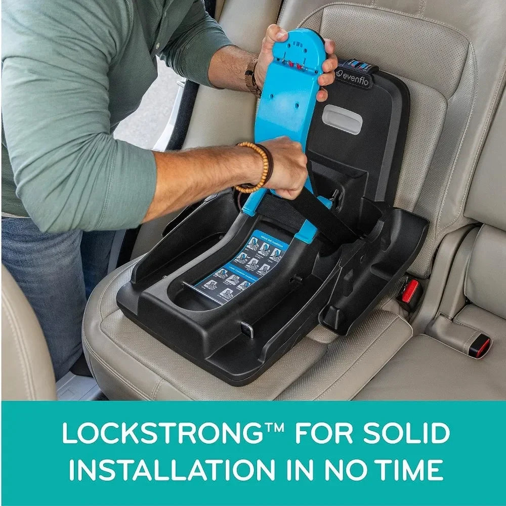 Evenflo Shyft DualRide Infant Car Seat and Stroller Combo with Carryall Storage (Boone Gray) - Haven's Heaven Boutique