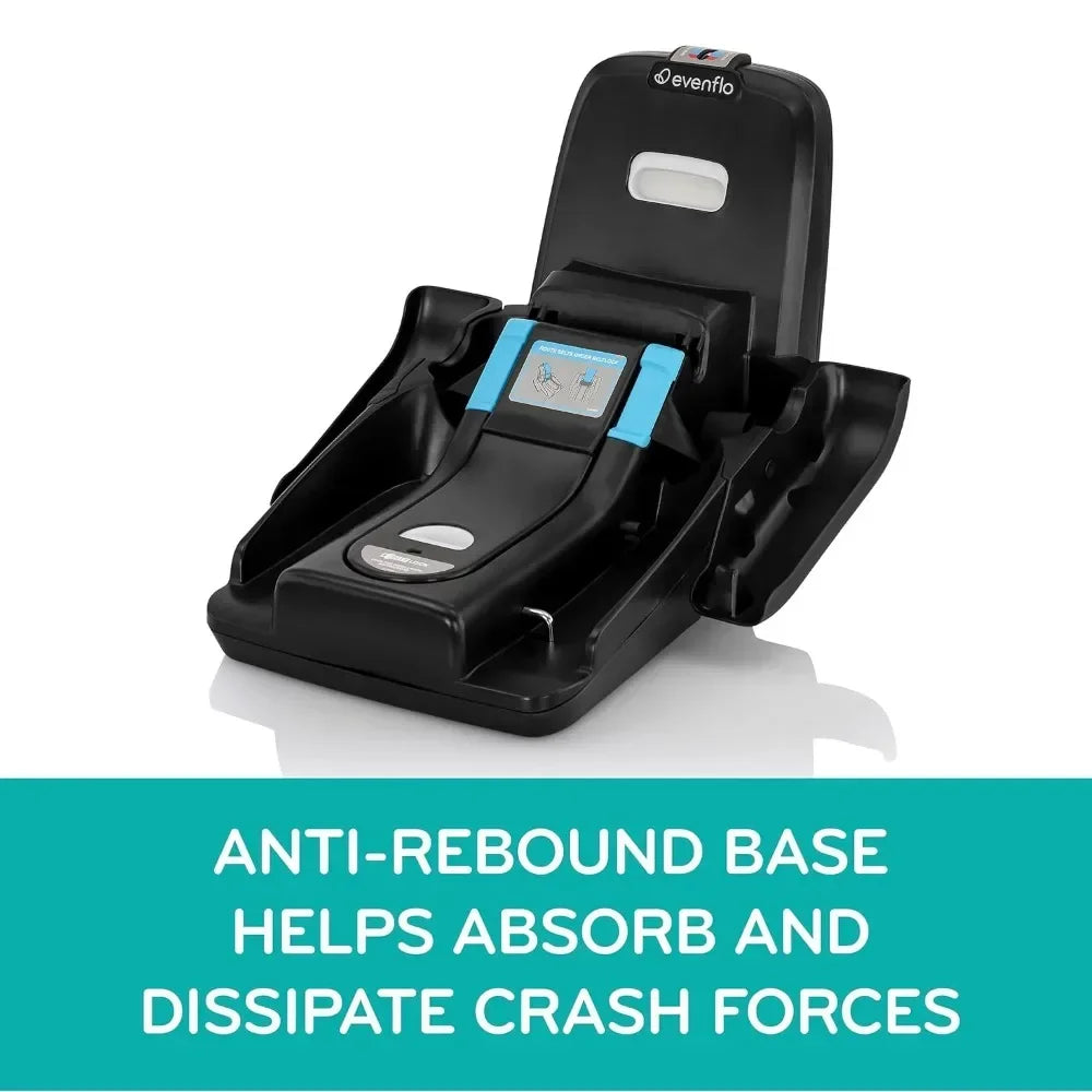 Evenflo Shyft DualRide Infant Car Seat and Stroller Combo with Carryall Storage (Boone Gray) - Haven's Heaven Boutique