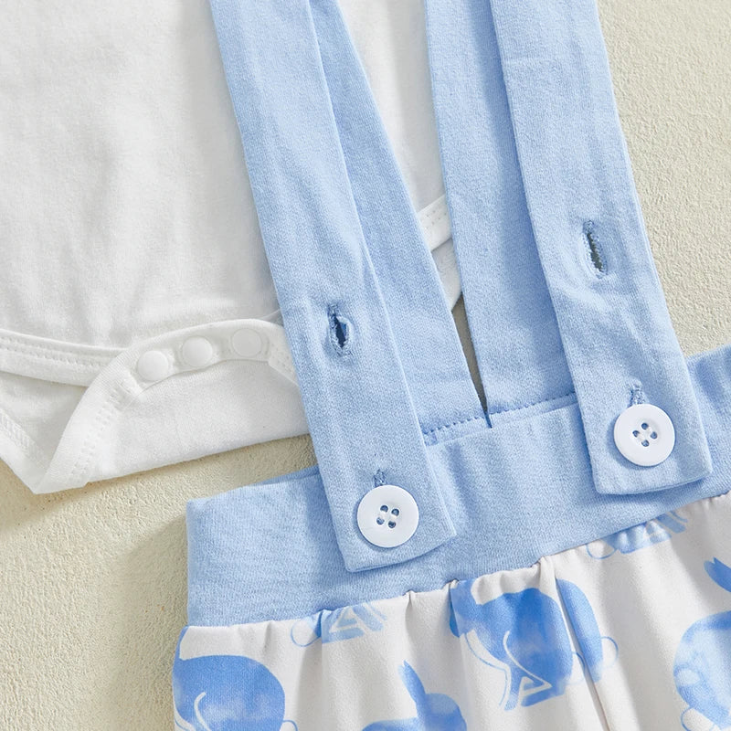 Bunny Delight 3-Piece Pants Set For Girls Or Boys (0-18M)