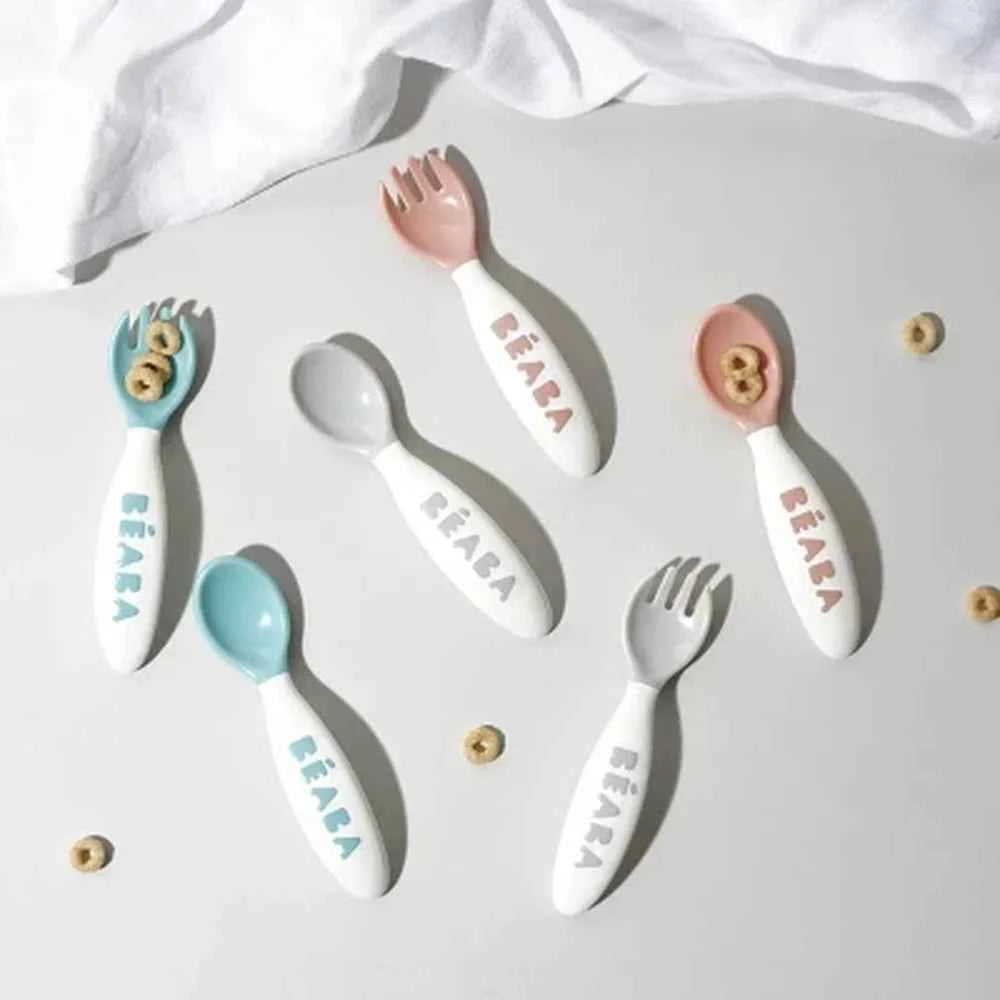 10-Piece Toddler Self-Feeding Cutlery Set – BPA-Free Lightweight Forks & Spoons, Easy to Clean, Durable for Fine Motor Skill Development