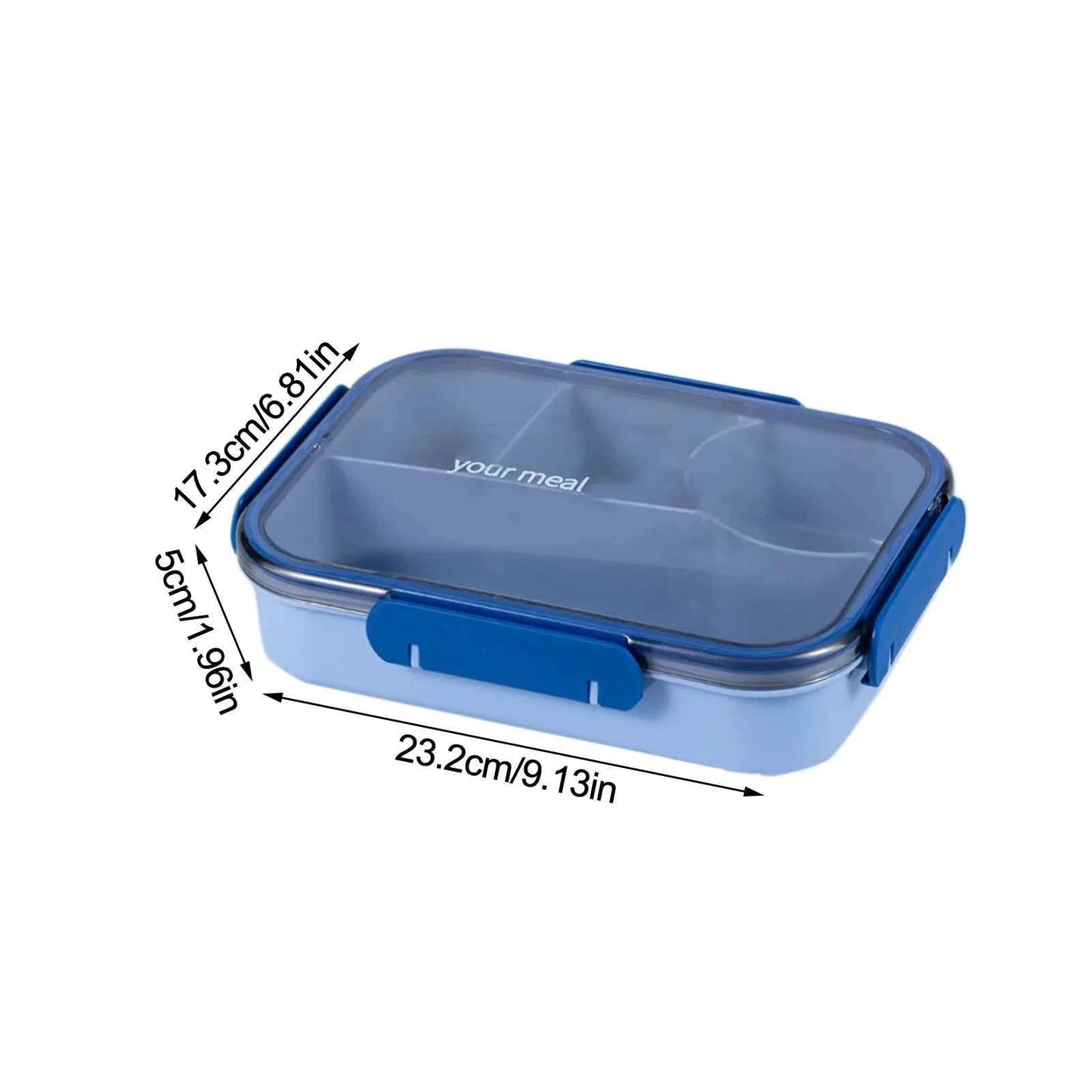 Microwave-Safe Lunch Box – Heat-Resistant Plastic Food & Fruit Storage Container with Secure Seal