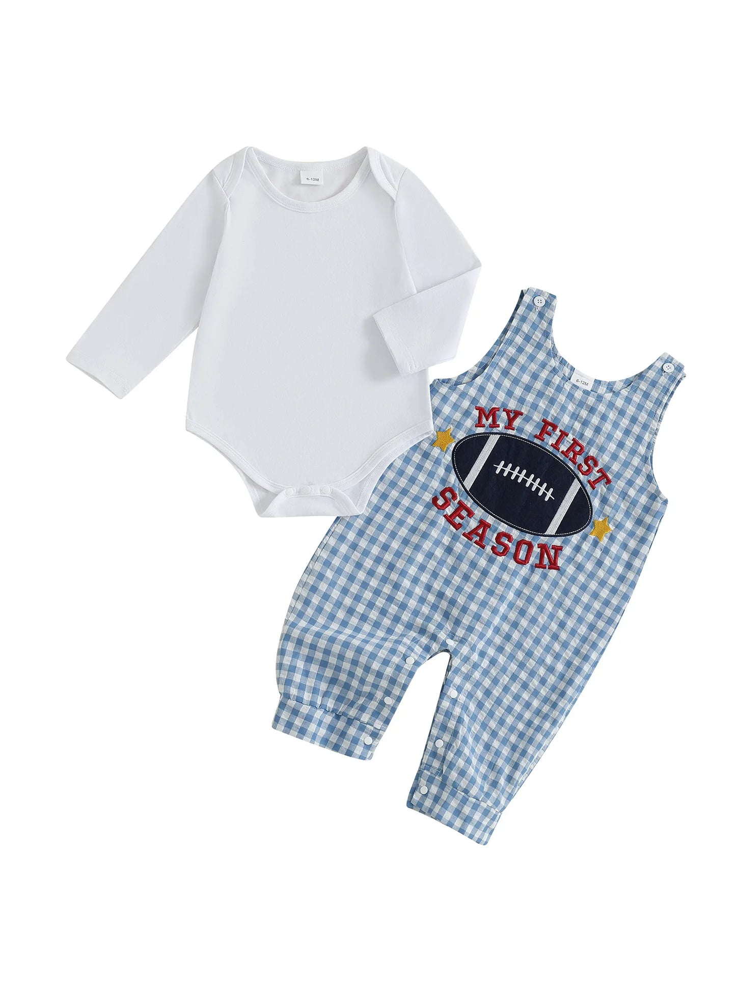 Toddler Football Outfit – Short Sleeve Jersey and Shorts 2-Piece Summer Activewear Set