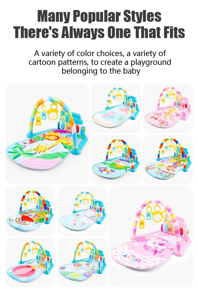 Musical Baby Play Gym & Fitness Stand – Early Learning Toy 0-36 Months