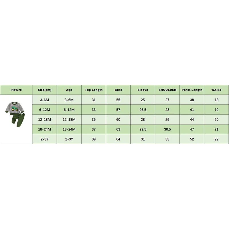 Tractor Time Pants Set (0M-3Y)