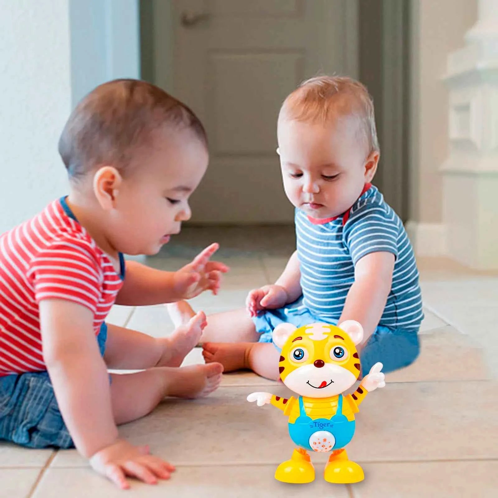 Musical Alphabet Toy for Toddlers - Dancing Tiger Musical Toy with Lights and Music