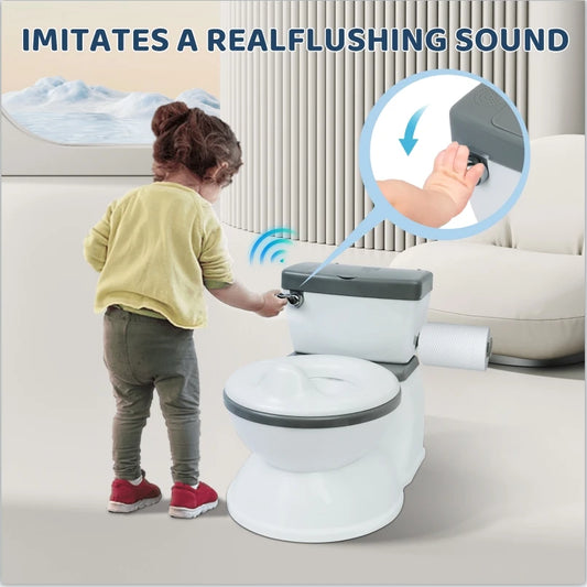 Children's Potty Training Toilet – Removable Seat & Portable Toddler Potty with Easy Clean Design