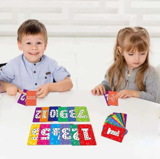 Kids Learning Flash Cards – 52-Piece Interactive Paper Game for Early Education