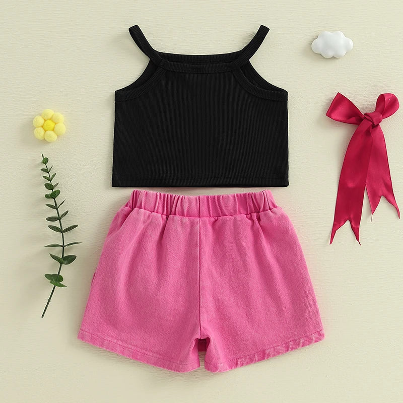 Bow Belle Summer Shorts Set