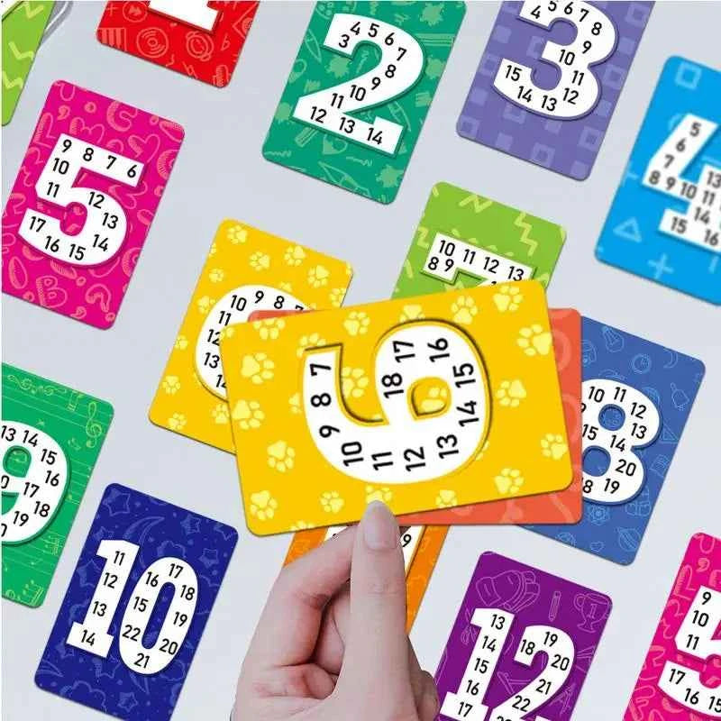 Kids Learning Flash Cards – 52-Piece Interactive Paper Game for Early Education