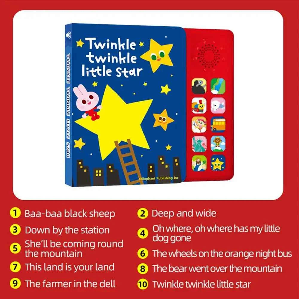 Musical Nursery Rhyme Book – 10 Classic Songs Early Learning