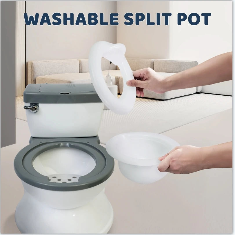 Children's Potty Training Toilet – Removable Seat & Portable Toddler Potty with Easy Clean Design