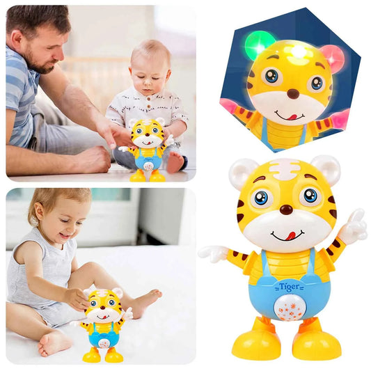 Musical Alphabet Toy for Toddlers - Dancing Tiger Musical Toy with Lights and Music