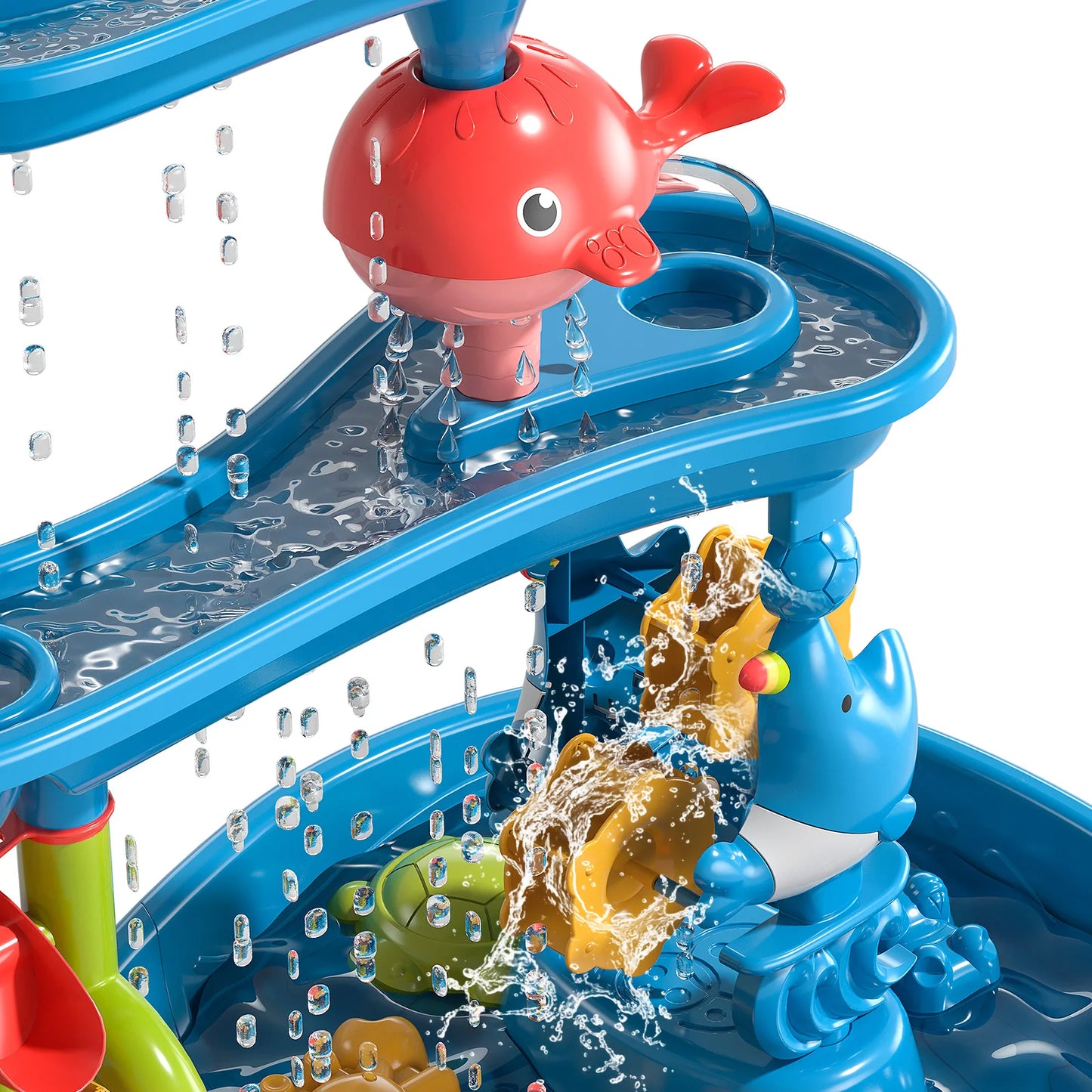Kids Outdoor Sand and Water Play Table – Sensory Toy with Funnel & Shovel Tools for Ages 3-8 - Haven's Heaven Boutique
