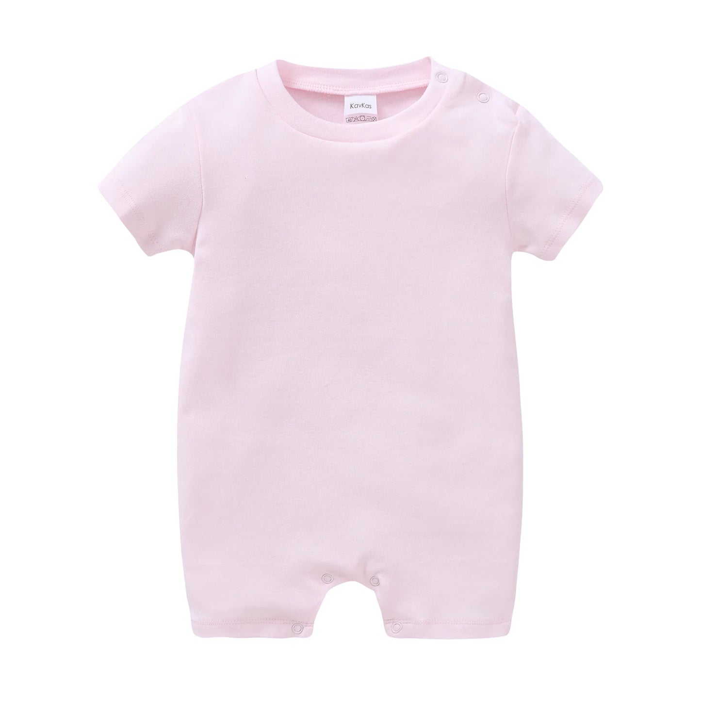 Newborn Baby Romper – Solid Cotton Unisex Jumpsuit, Infant & Toddler Onesie Overall