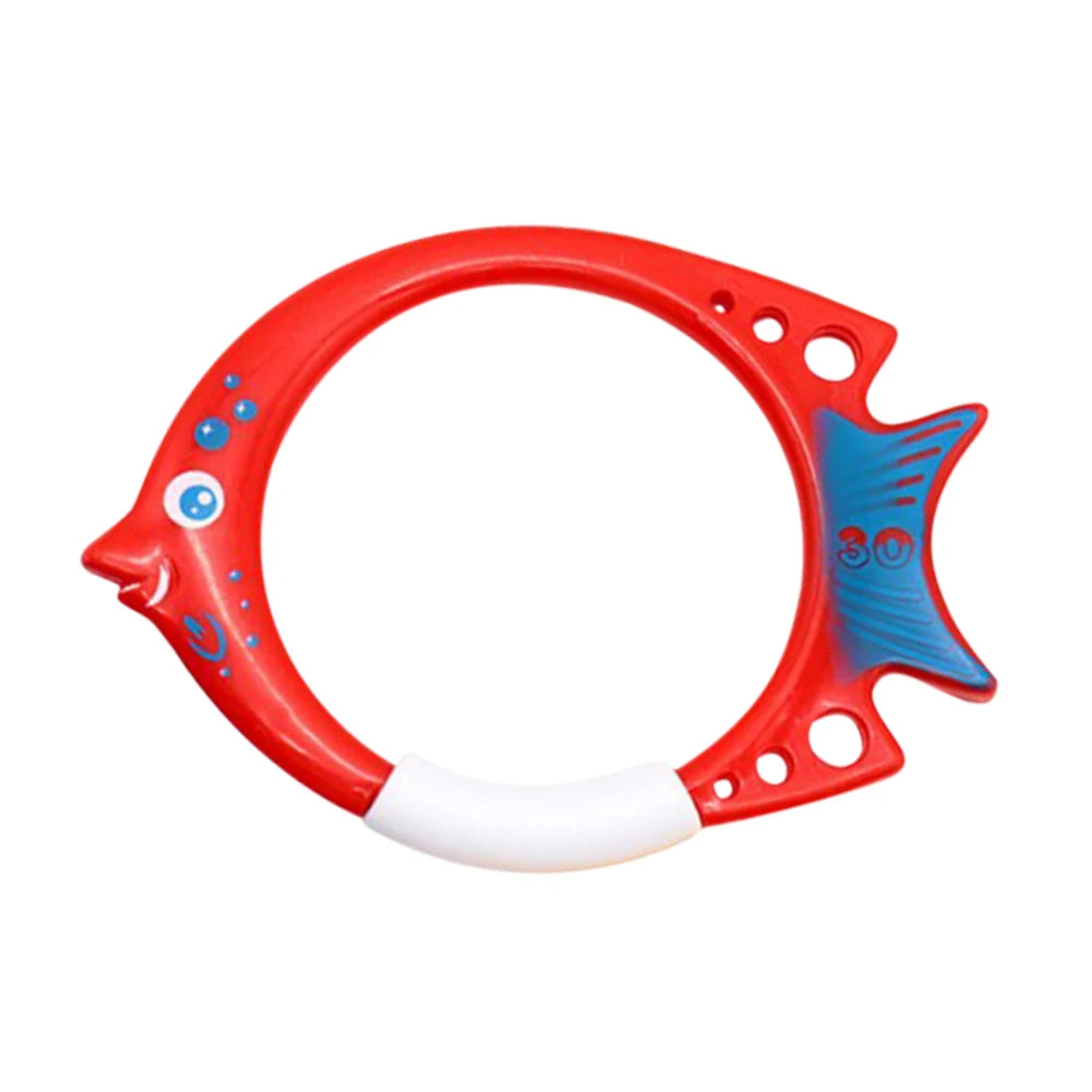 3Pcs Cartoon Fish Diving Rings – Kids Underwater Swim Training Pool Toys - Haven's Heaven Boutique