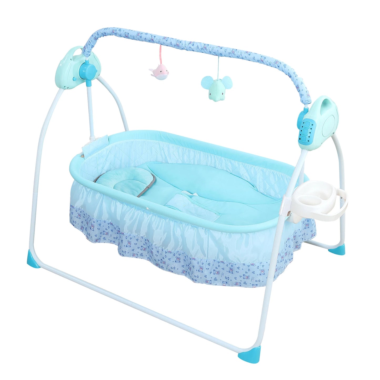 Havens Heaven Automatic Baby Swing – Infant Cradle with Music & Mosquito Net