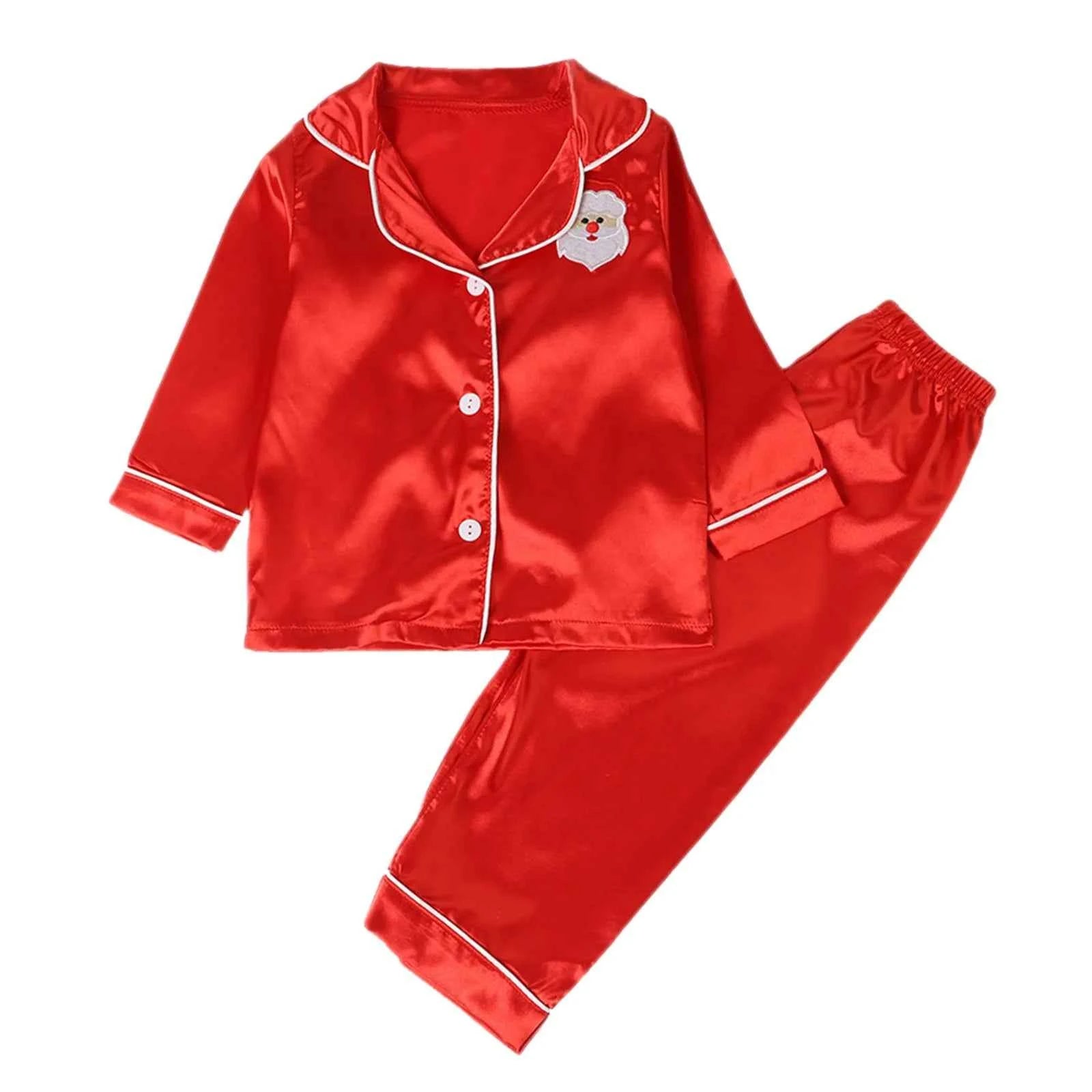 Kids Christmas Pajamas – Long Sleeve Matching Holiday Set for Boys and Girls