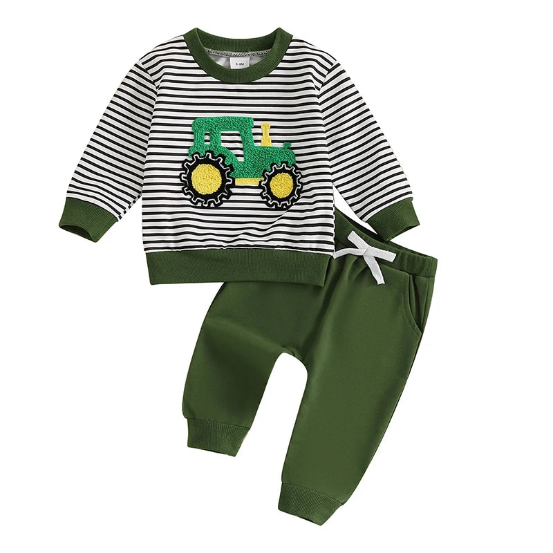 Tractor Time Pants Set (0M-3Y)