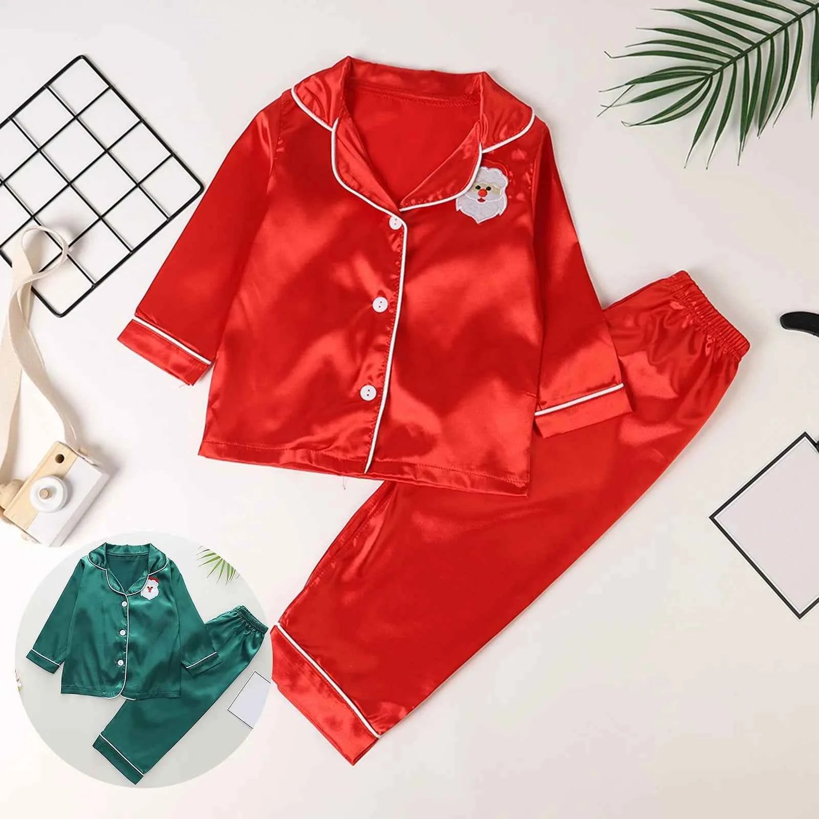 Kids Christmas Pajamas – Long Sleeve Matching Holiday Set for Boys and Girls