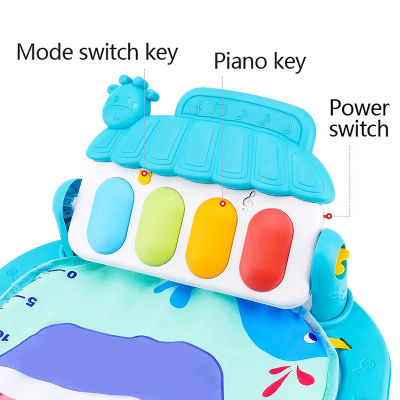 Musical Baby Play Gym & Fitness Stand – Early Learning Toy 0-36 Months