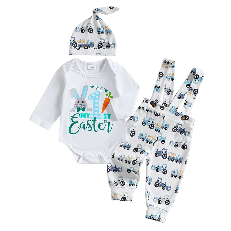 Easter Bunny 3-Piece Pants Set (0-18M)