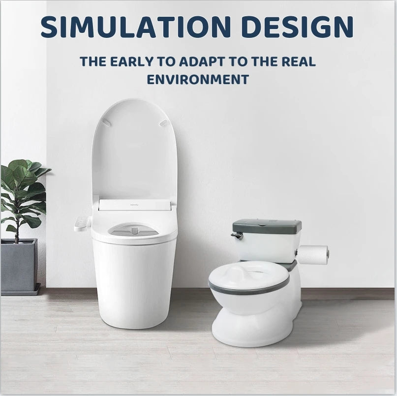 Children's Potty Training Toilet – Removable Seat & Portable Toddler Potty with Easy Clean Design