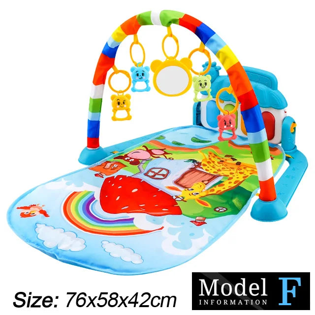 Musical Baby Play Gym & Fitness Stand – Early Learning Toy 0-36 Months