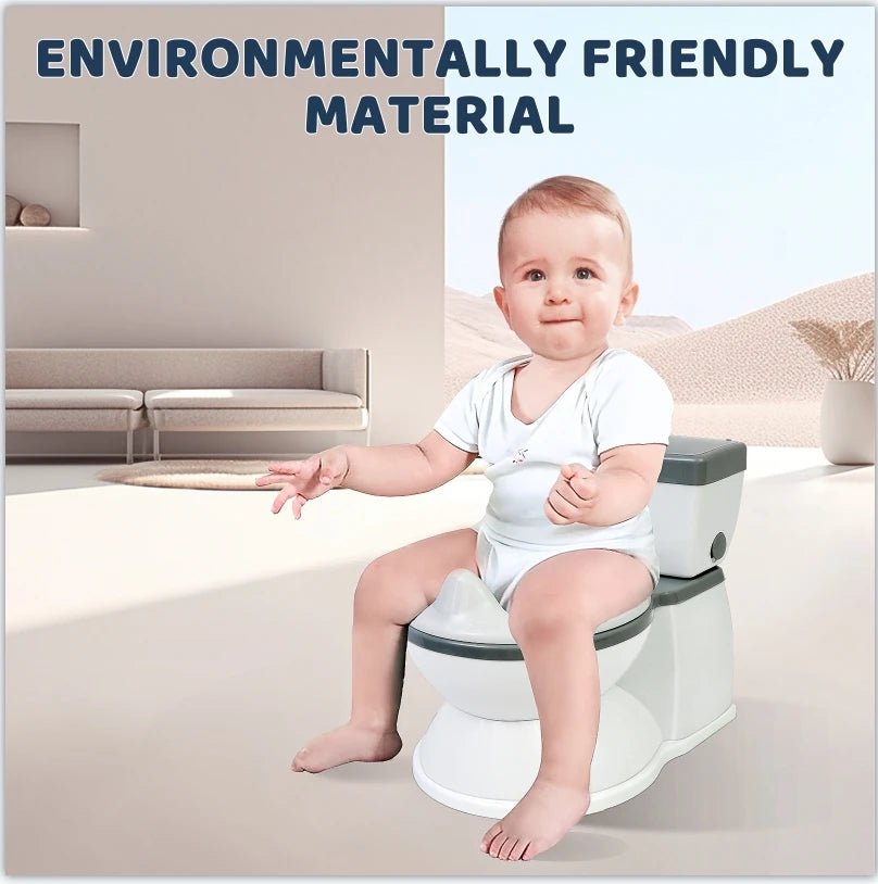 Children's Potty Training Toilet – Removable Seat & Portable Toddler Potty with Easy Clean Design